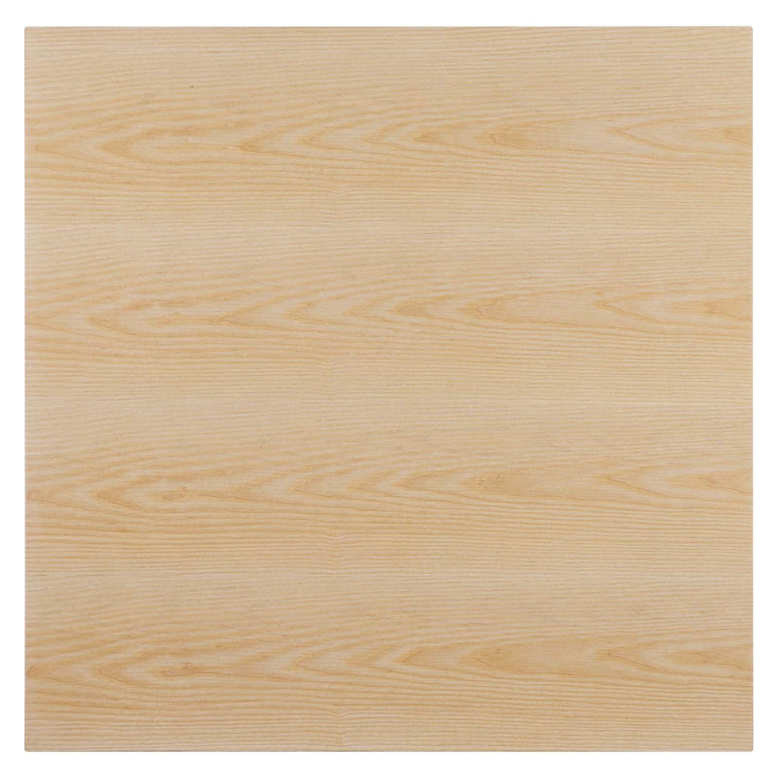 Modway Lippa 36" Square Wood Dining Table FredCo