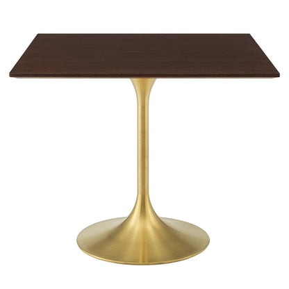 Modway Lippa 36" Square Wood Dining Table FredCo
