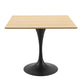 Modway Lippa 36" Wood Square Dining Table FredCo