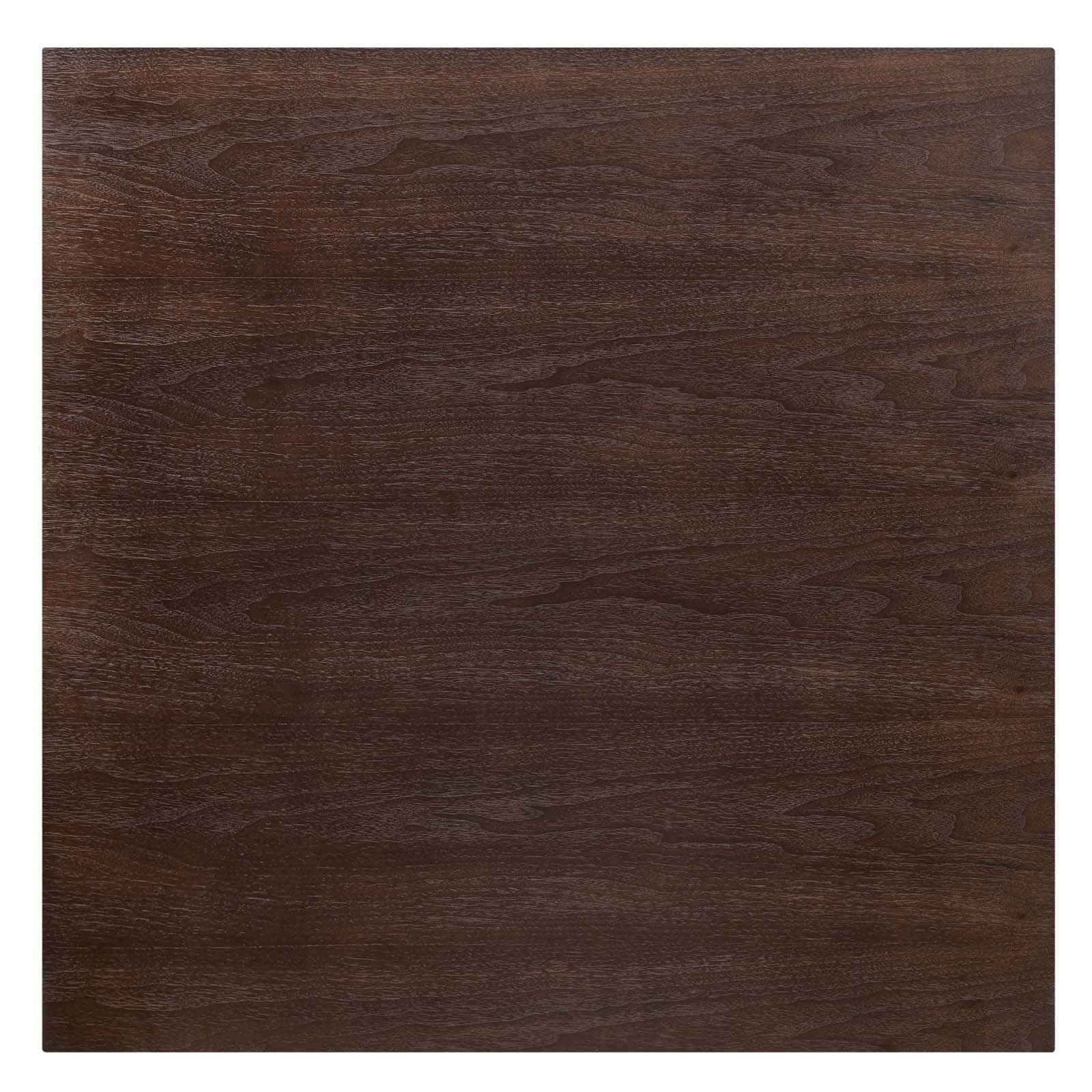 Modway Lippa 36" Wood Square Dining Table FredCo