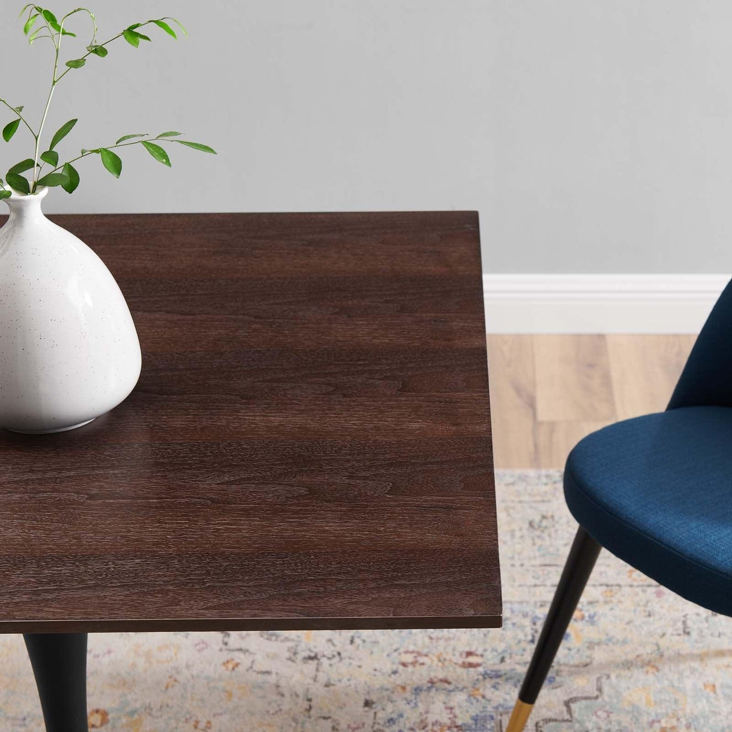 Modway Lippa 36" Wood Square Dining Table FredCo
