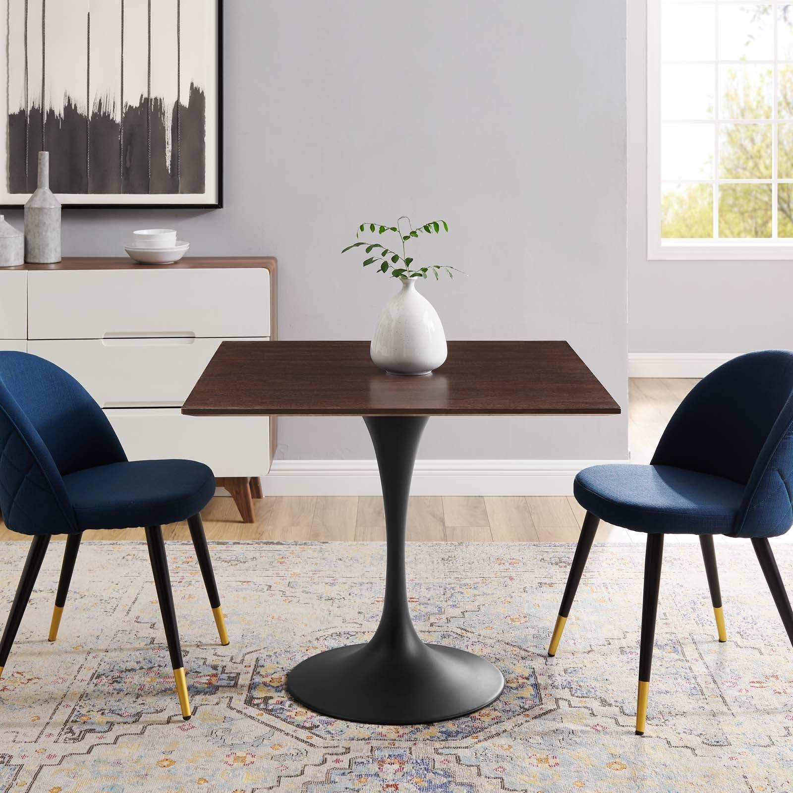 Modway Lippa 36" Wood Square Dining Table FredCo