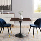 Modway Lippa 36" Wood Square Dining Table FredCo