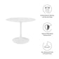 Modway Lippa 40" Round Artificial Marble Dining Table FredCo
