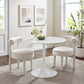 Modway Lippa 40" Round Artificial Marble Dining Table FredCo