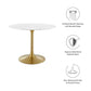 Modway Lippa 40" Round Artificial Marble Dining Table, EEI-3231 FredCo
