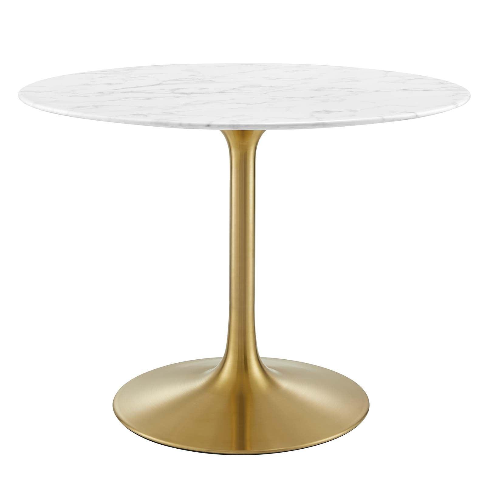 Modway Lippa 40" Round Artificial Marble Dining Table, EEI-3231 FredCo