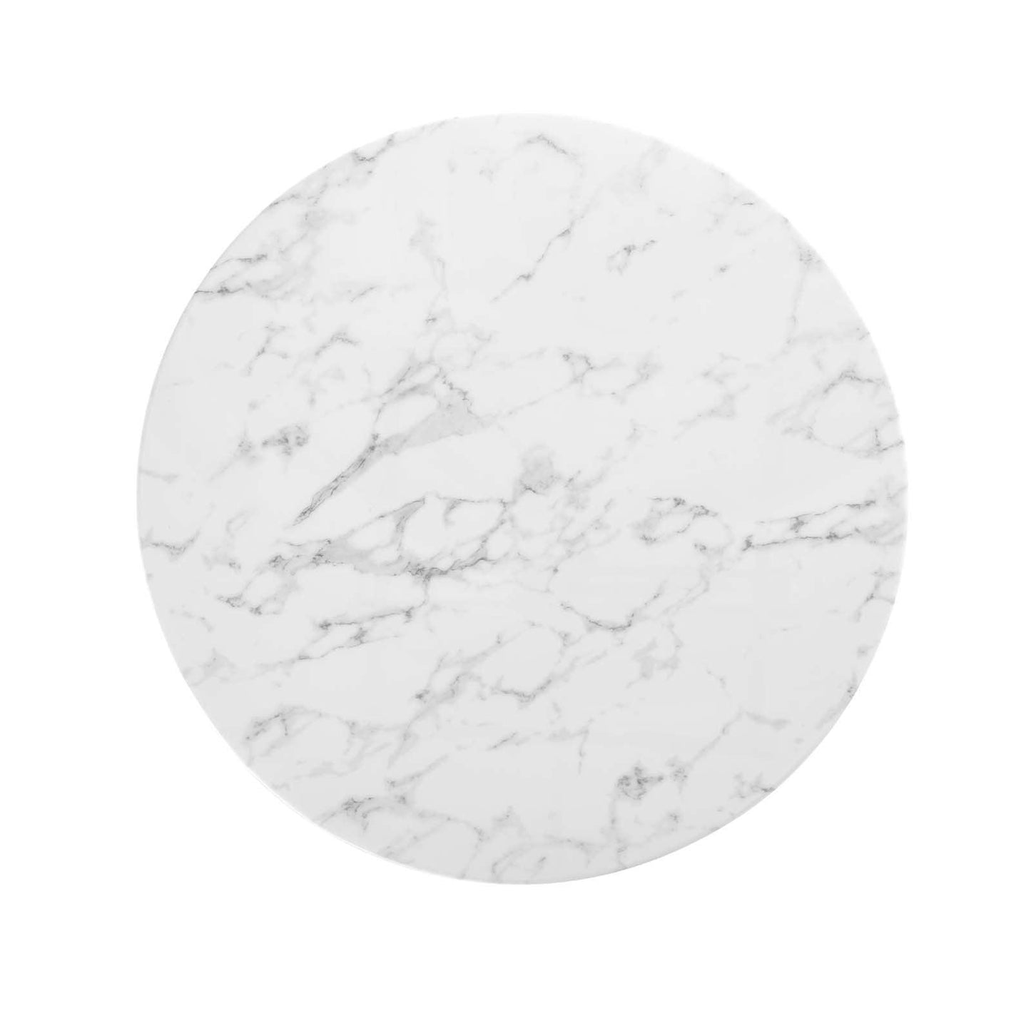 Modway Lippa 40" Round Artificial Marble Dining Table, EEI-3526 FredCo