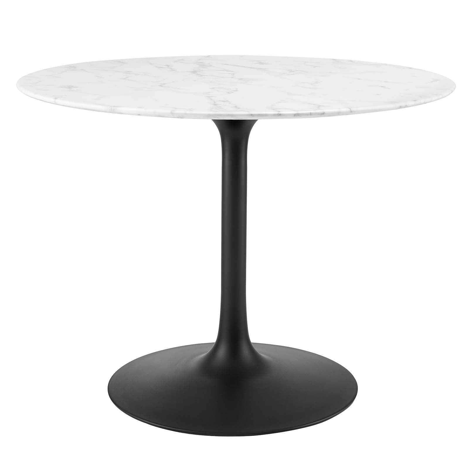 Modway Lippa 40" Round Artificial Marble Dining Table, EEI-3526 FredCo