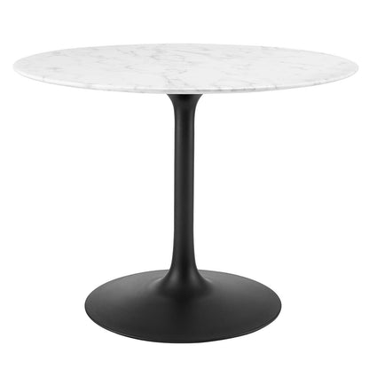 Modway Lippa 40" Round Artificial Marble Dining Table, EEI-3526 FredCo