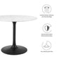 Modway Lippa 40" Round Artificial Marble Dining Table, EEI-3526 FredCo