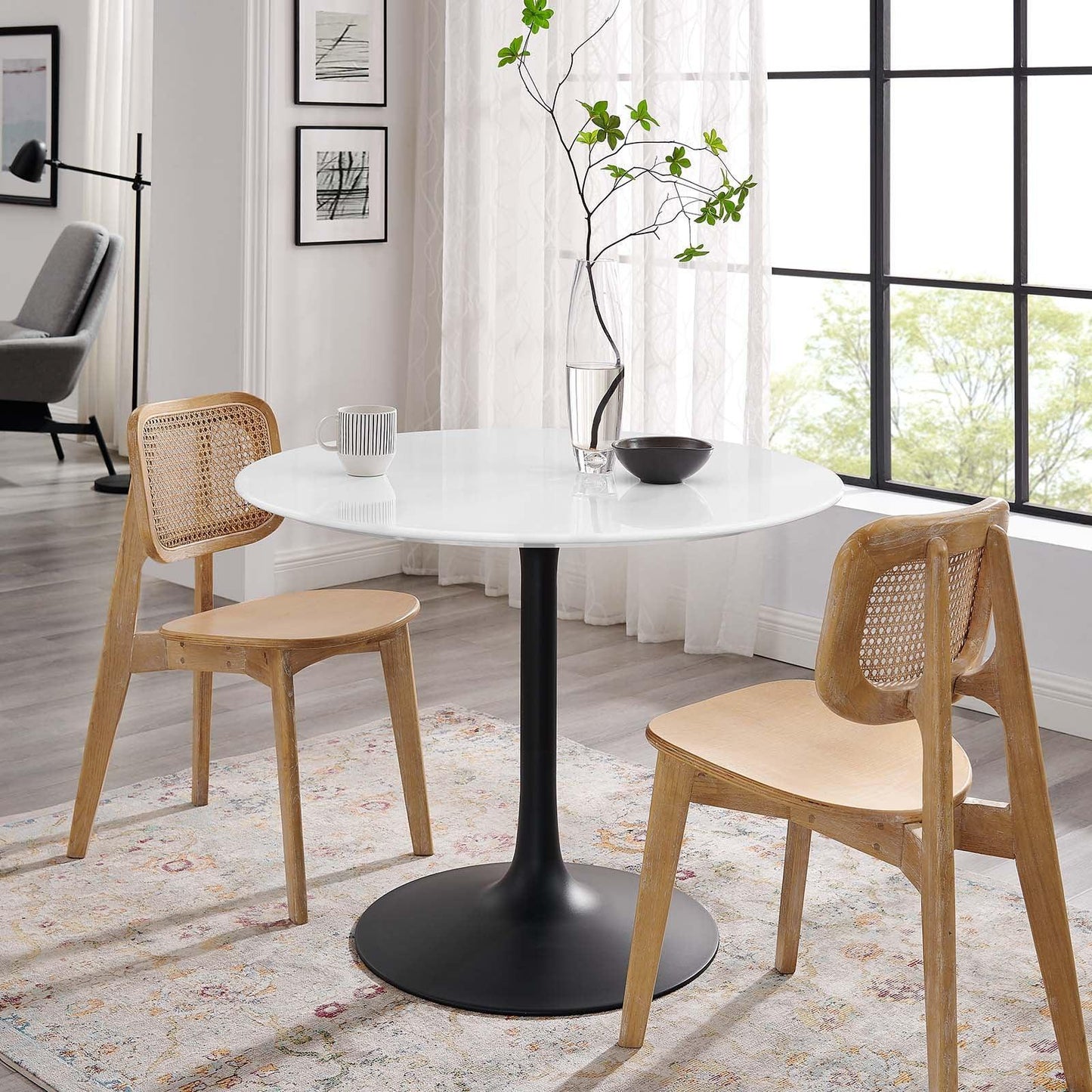 Modway Lippa 40" Round Dining Table FredCo