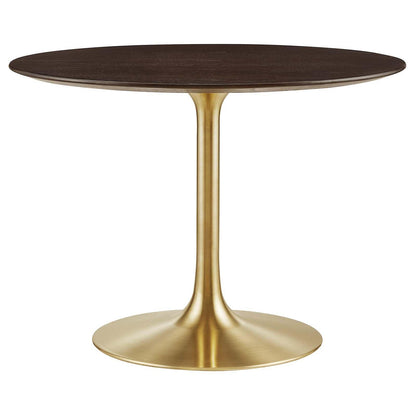 Modway Lippa 40" Round Walnut Dining Table FredCo