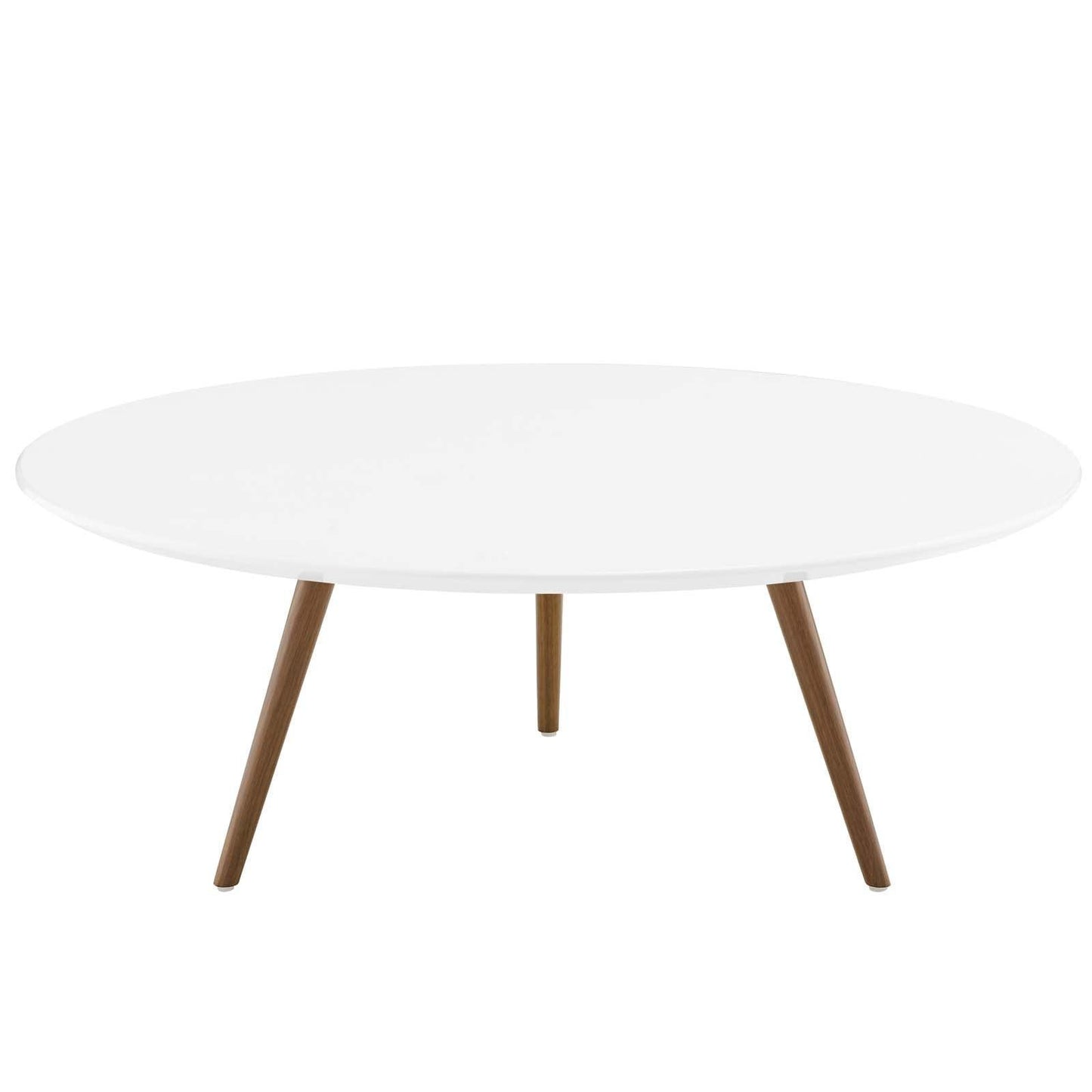 Modway Lippa 40" Round Wood Top Coffee Table with Tripod Base FredCo