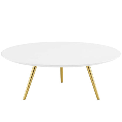 Modway Lippa 40" Round Wood Top Coffee Table with Tripod Base, EEI-3670 FredCo