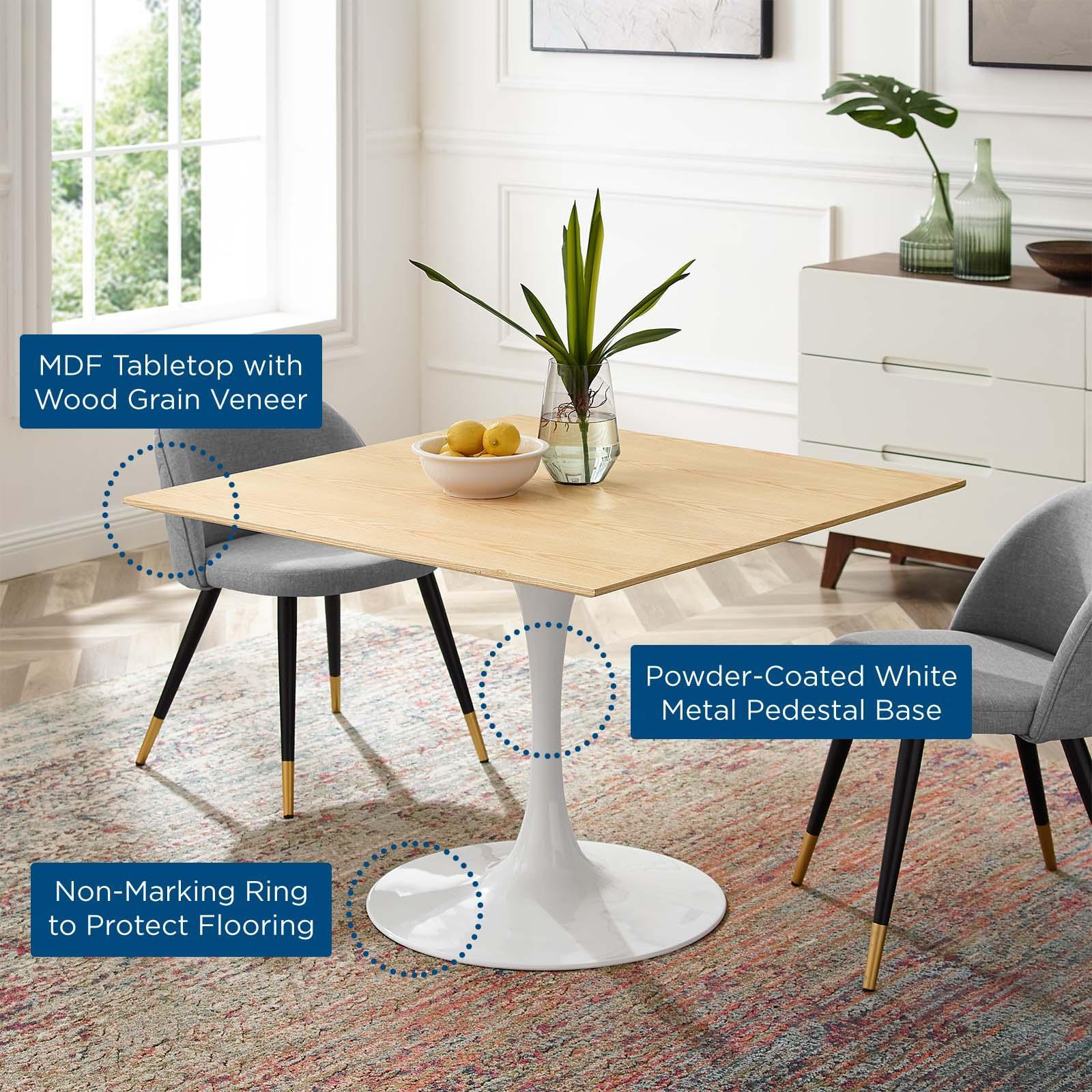 Modway Lippa 40" Square Dining Table FredCo