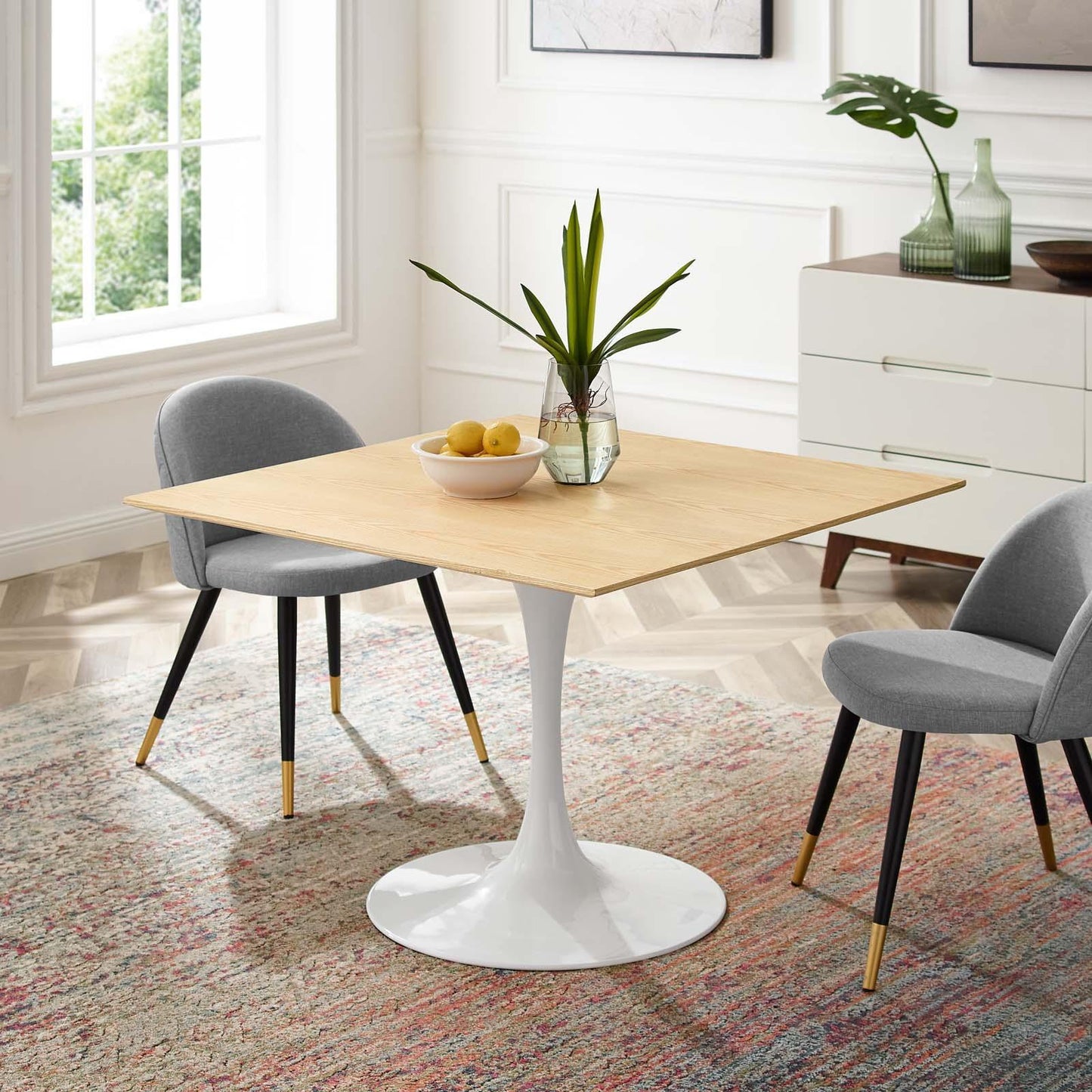 Modway Lippa 40" Square Dining Table FredCo