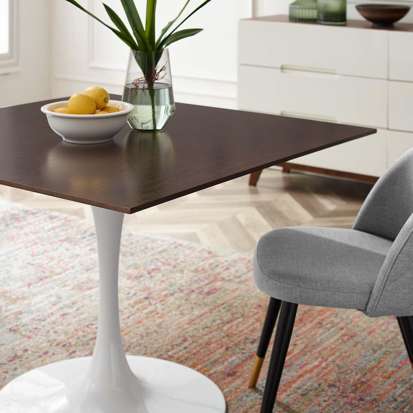 Modway Lippa 40" Square Dining Table FredCo
