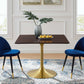Modway Lippa 40" Square Wood Dining Table FredCo