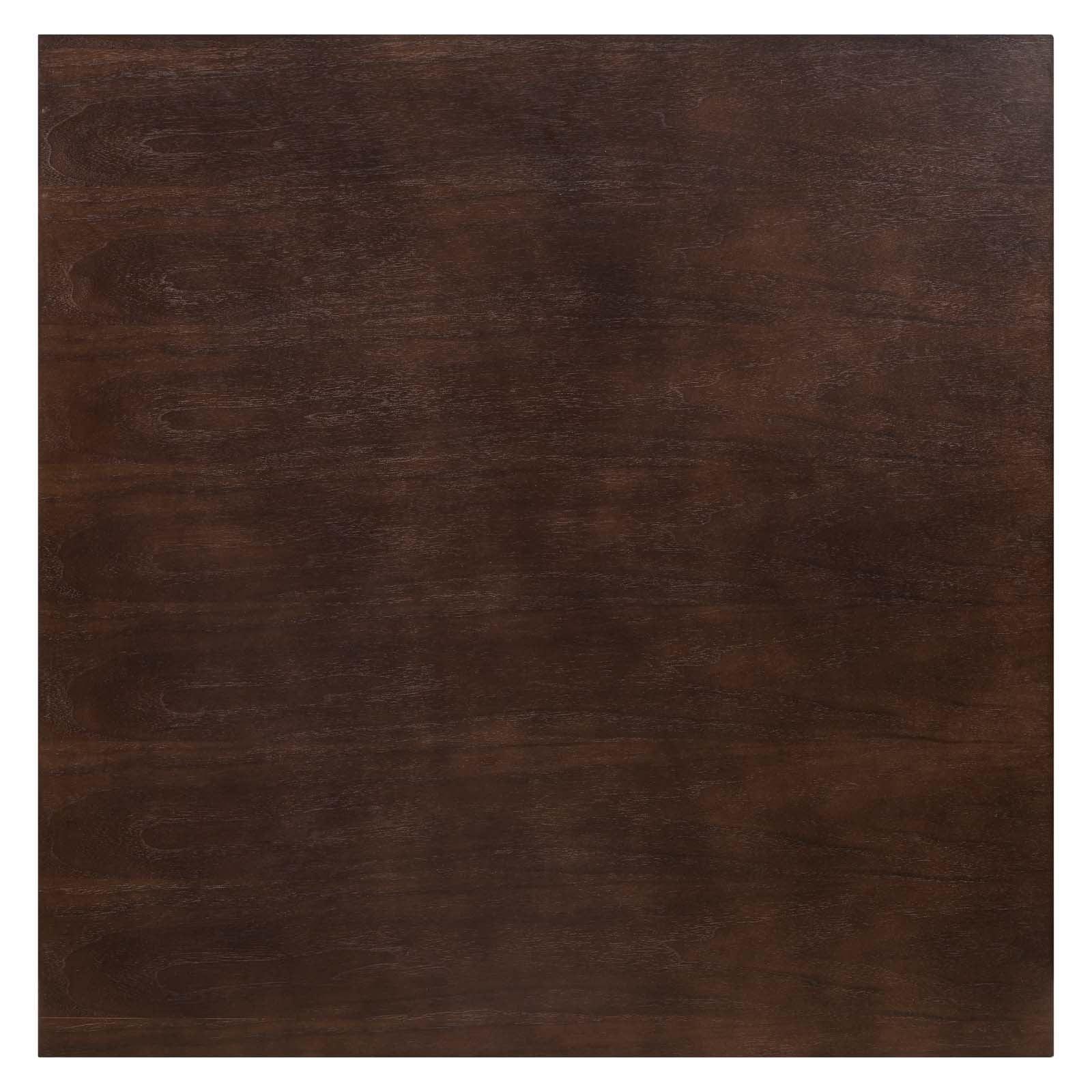 Modway Lippa 40" Square Wood Dining Table FredCo