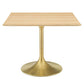 Modway Lippa 40" Square Wood Dining Table FredCo
