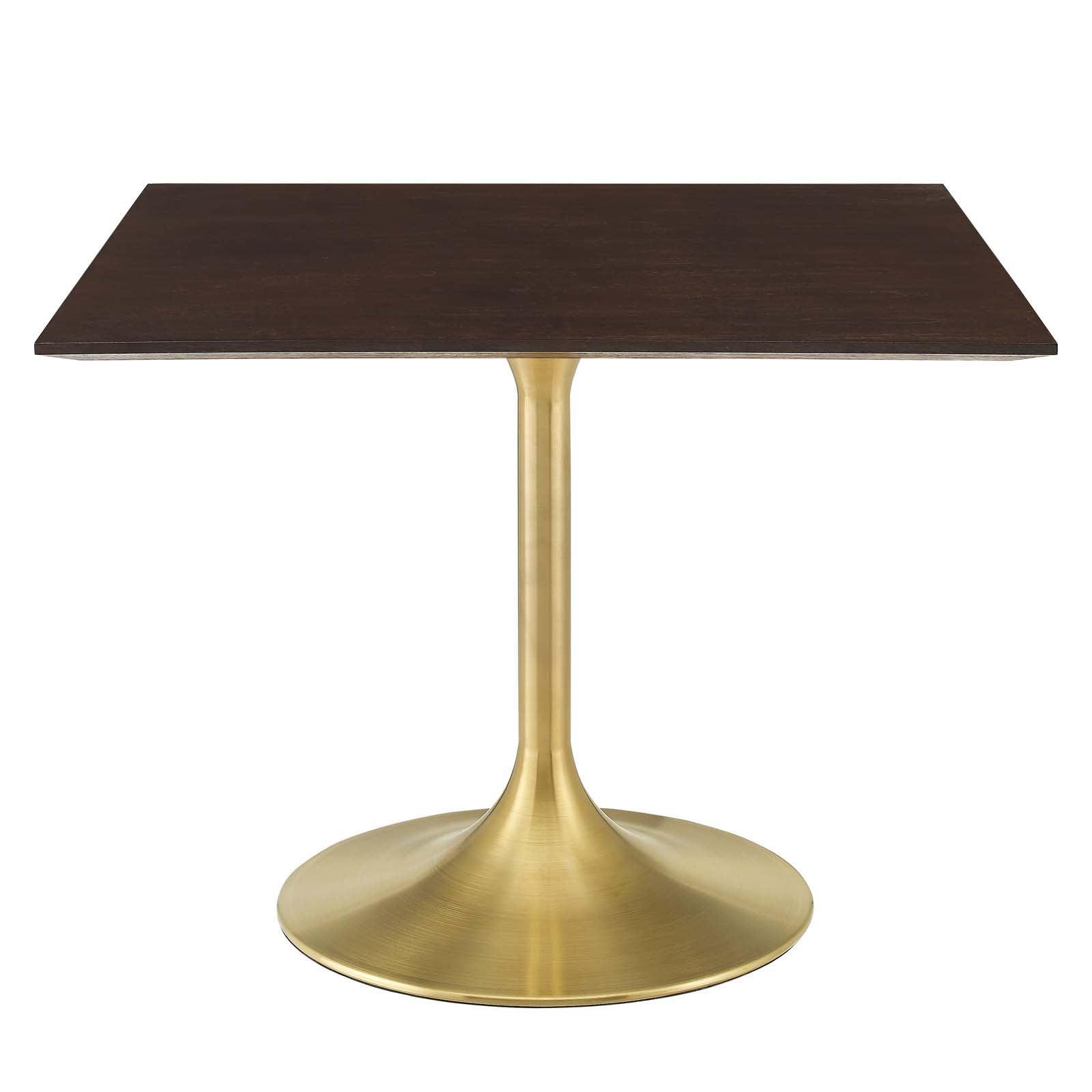 Modway Lippa 40" Square Wood Dining Table FredCo