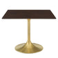 Modway Lippa 40" Square Wood Dining Table FredCo