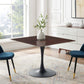 Modway Lippa 40" Wood Square Dining Table FredCo