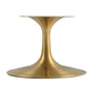 Modway Lippa 42" Oval-Shaped Wood Top Coffee Table FredCo