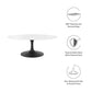 Modway Lippa 42" Oval Wood Coffee Table FredCo