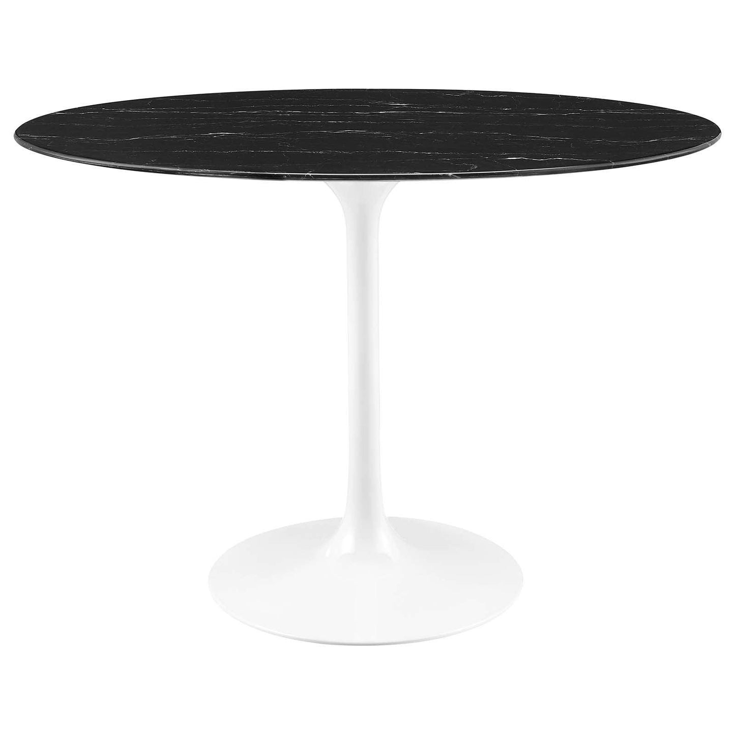 Modway Lippa 42" Round Artificial Marble Dining Table FredCo