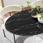 Modway Lippa 42" Round Artificial Marble Dining Table FredCo