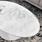 Modway Lippa 48" Oval Artificial Marble Coffee Table FredCo