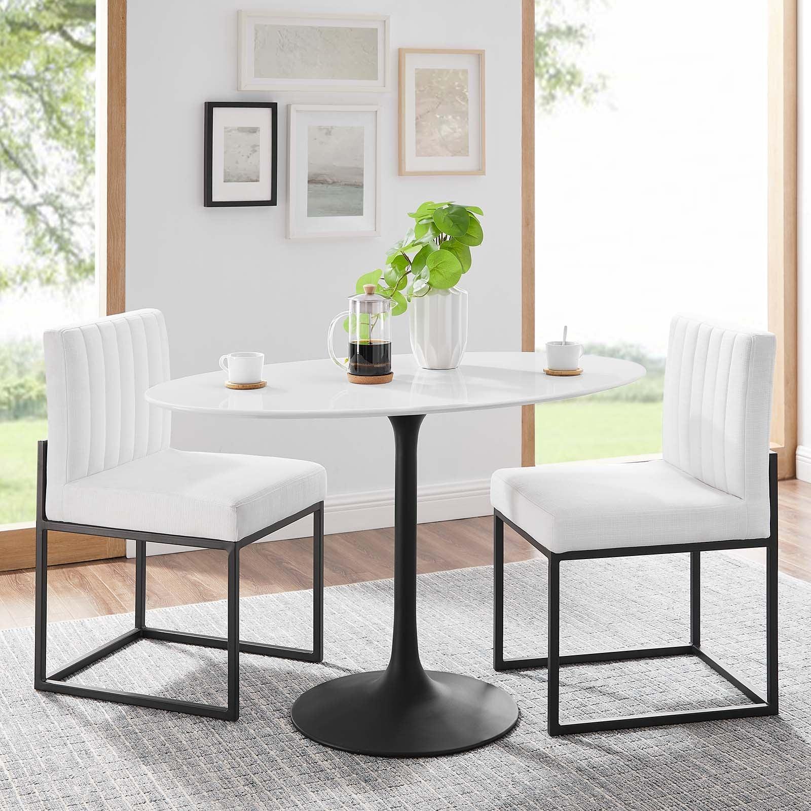 Modway Lippa 48" Oval Dining Table, EEI-3517 FredCo