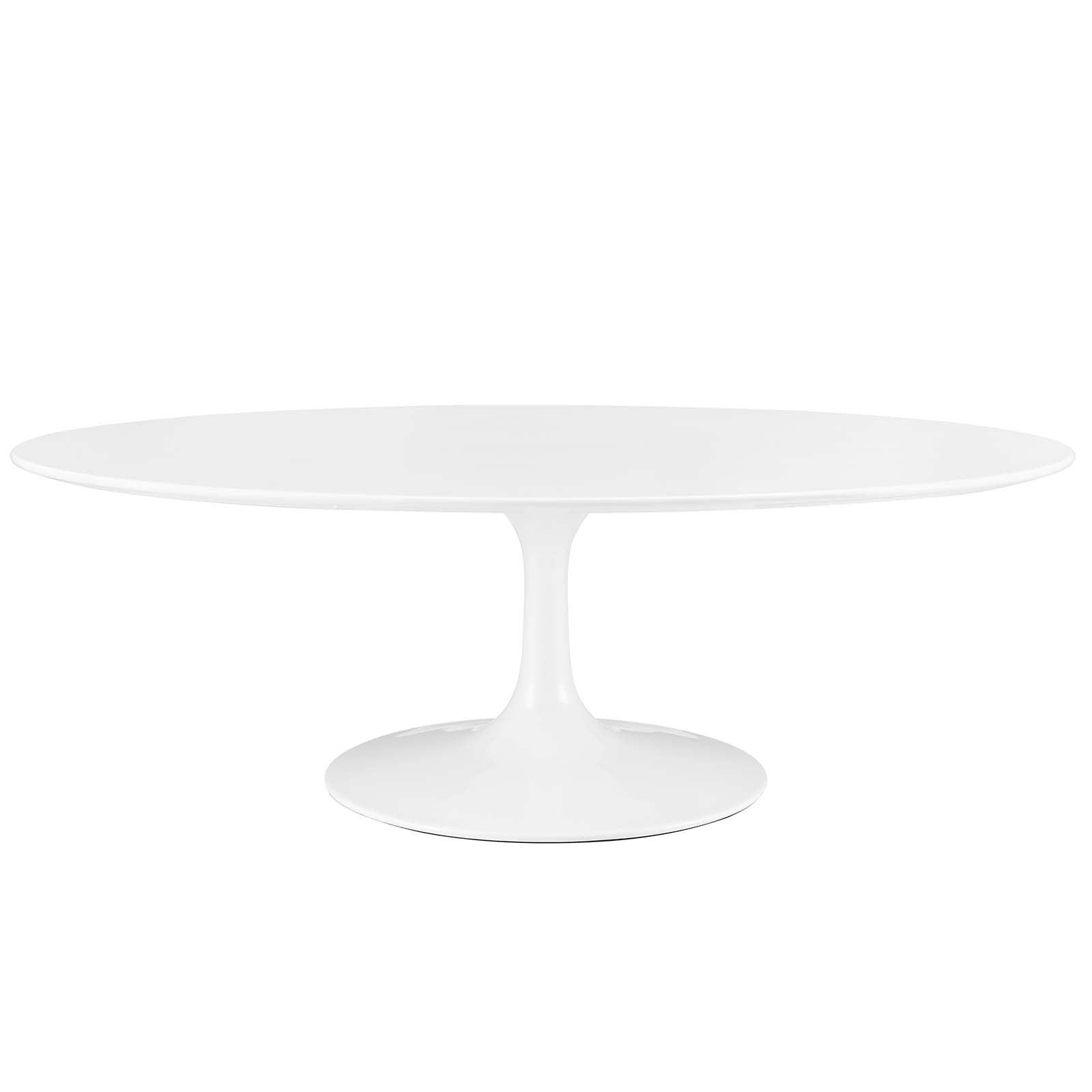 Modway Lippa 48" Oval-Shaped Wood Top Coffee Table FredCo