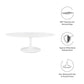 Modway Lippa 48" Oval-Shaped Wood Top Coffee Table FredCo