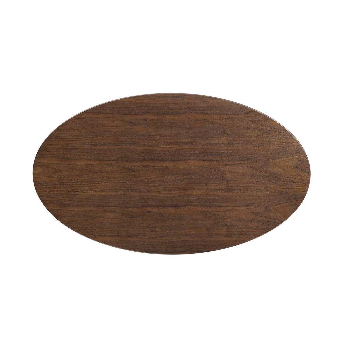 Modway Lippa 48" Oval Walnut Coffee Table FredCo