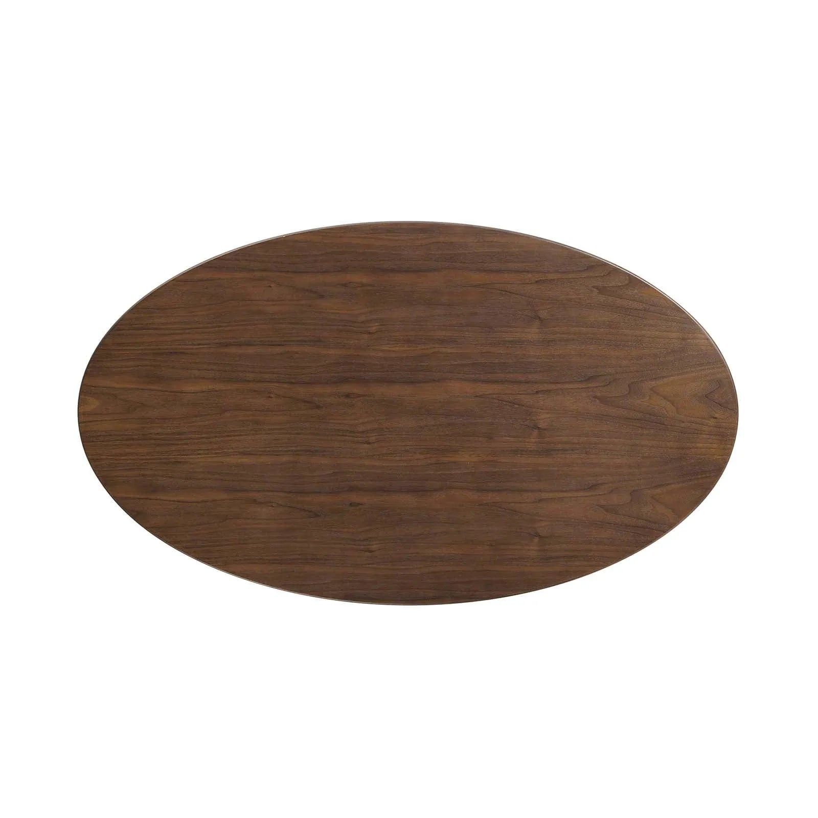 Modway Lippa 48" Oval Wood Grain Coffee Table FredCo