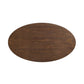 Modway Lippa 48" Oval Wood Grain Coffee Table FredCo