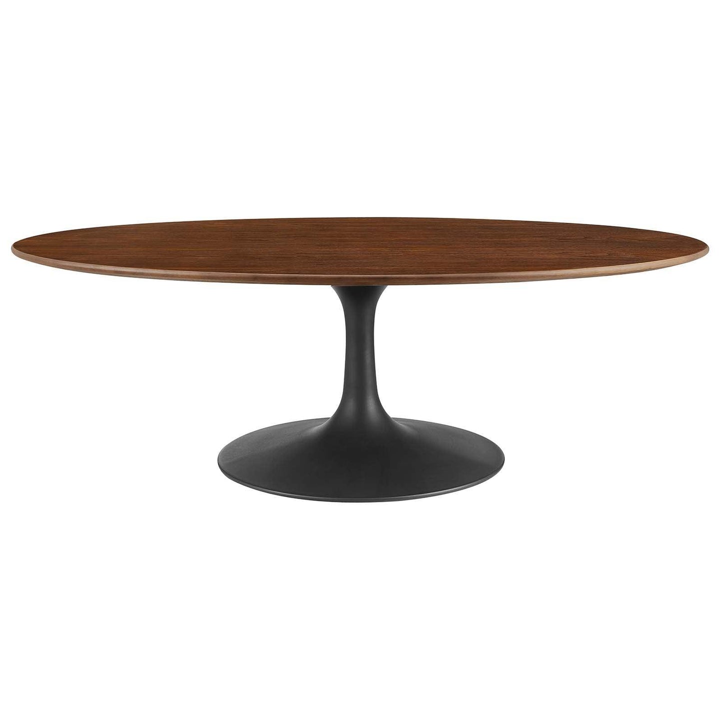 Modway Lippa 48" Oval Wood Grain Coffee Table FredCo