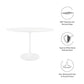 Modway Lippa 48" Oval Wood Top Dining Table FredCo