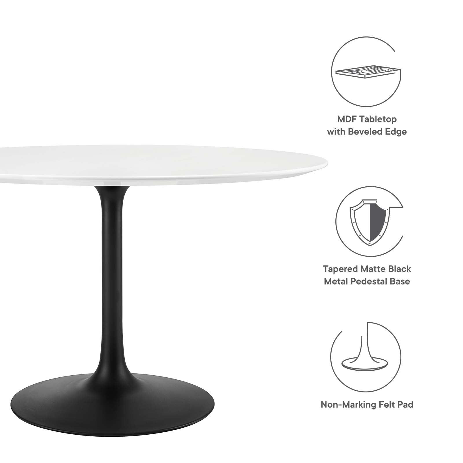 Modway Lippa 48" Round Dining Table FredCo