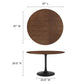 Modway Lippa 48" Round Dining Table, EEI-3532 FredCo