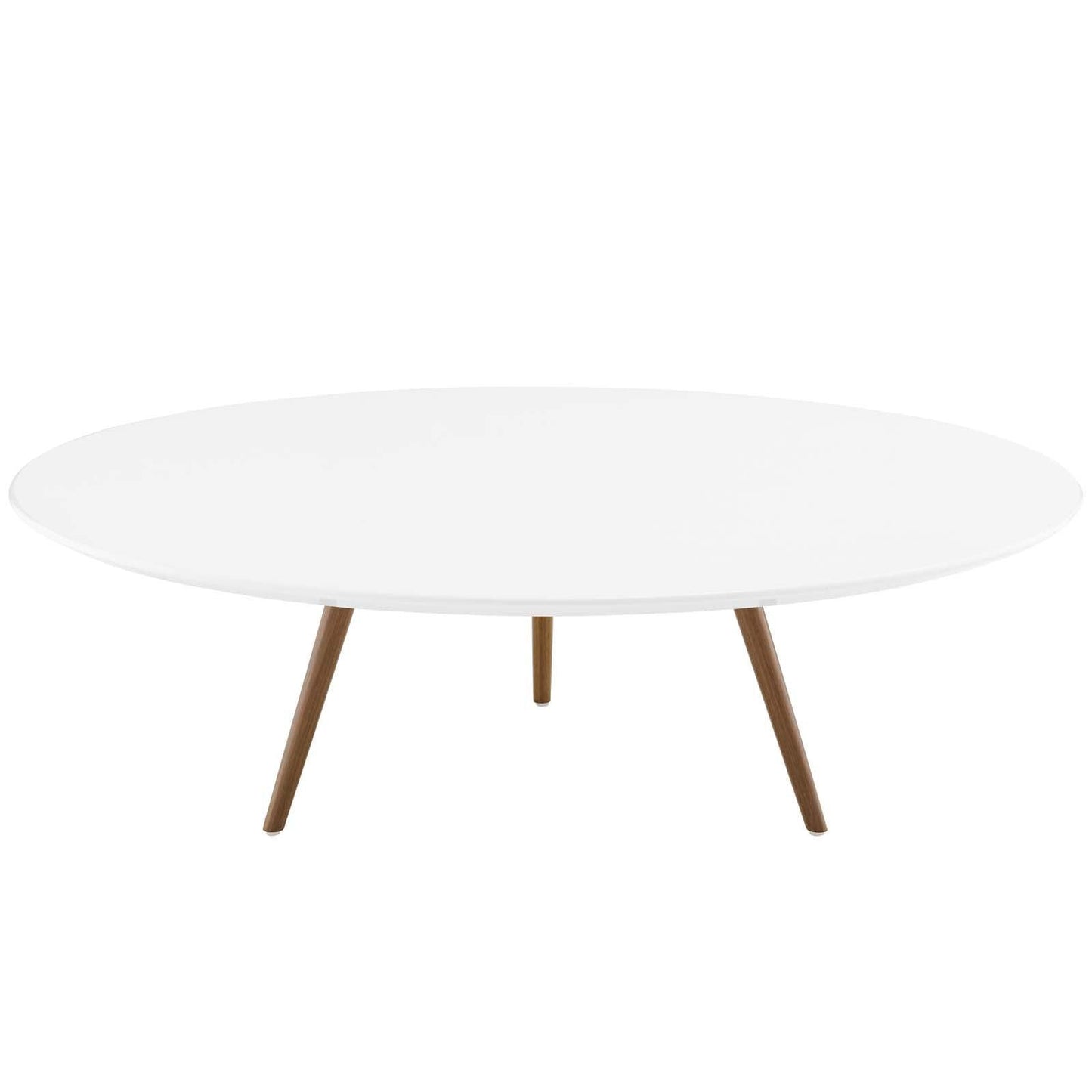 Modway Lippa 48" Round Wood Top Coffee Table with Tripod Base FredCo