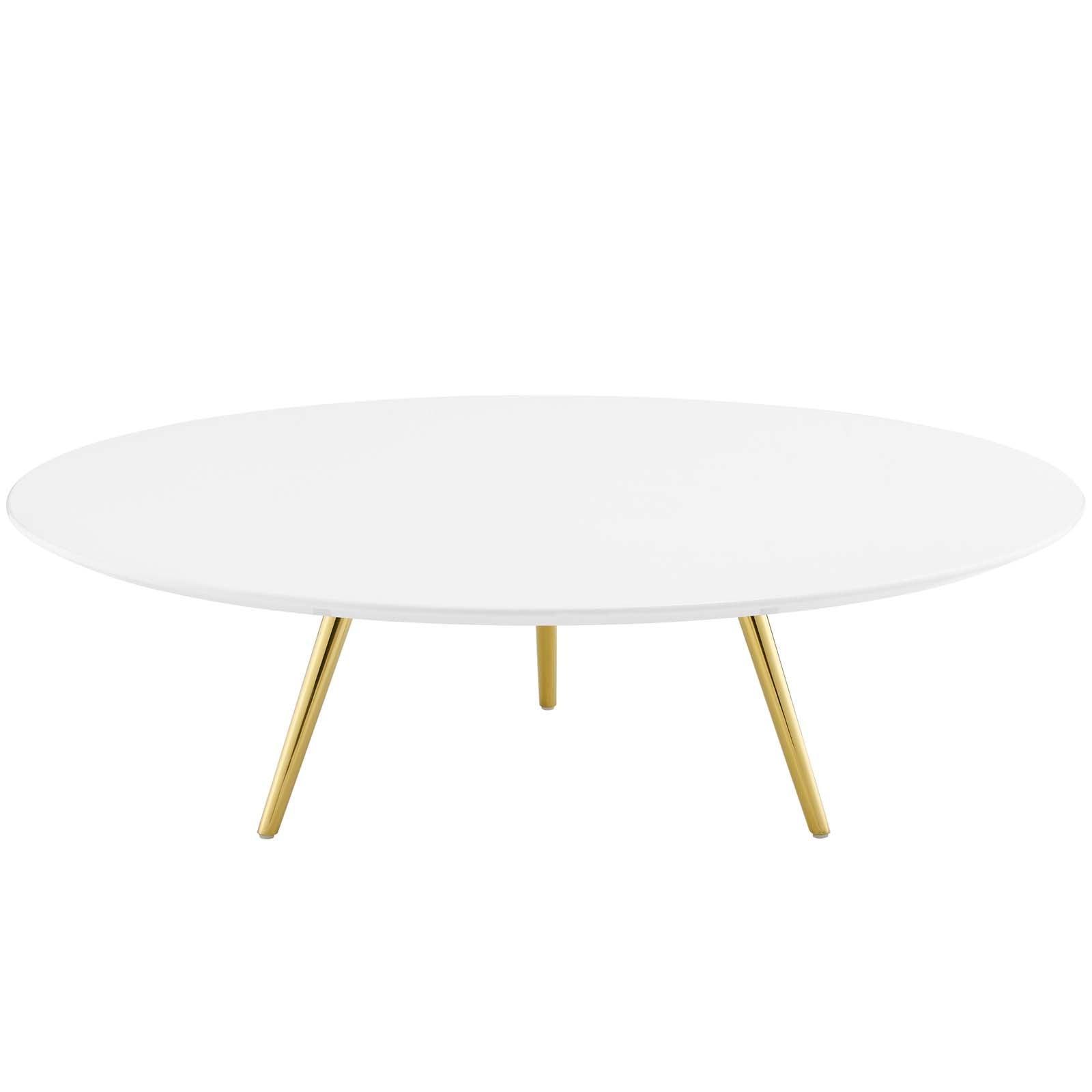 Modway Lippa 48" Round Wood Top Coffee Table with Tripod Base, EEI-3671 FredCo
