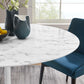 Modway Lippa 54" Round Artificial Marble Dining Table FredCo