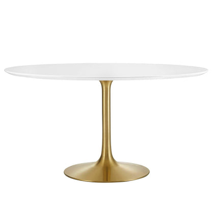 Modway Lippa 54" Round Wood Dining Table FredCo