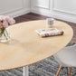 Modway Lippa 60" Oval Natural Wood Grain Dining Table FredCo