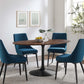 Modway Lippa 60" Oval Walnut Wood Grain Dining Table FredCo