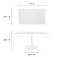 Modway Lippa 60" Rectangle Wood Dining Table FredCo